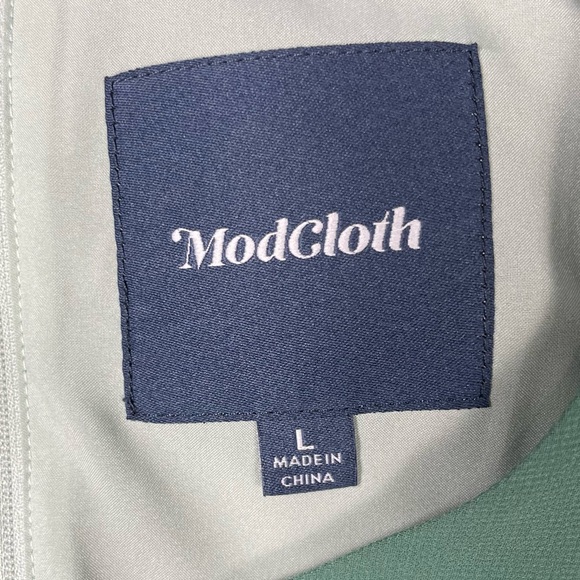 ModCloth Peachy Queen Halter Color Block Hi-Low Flowy Maxi Dress In Pear - Picture 8 of 8